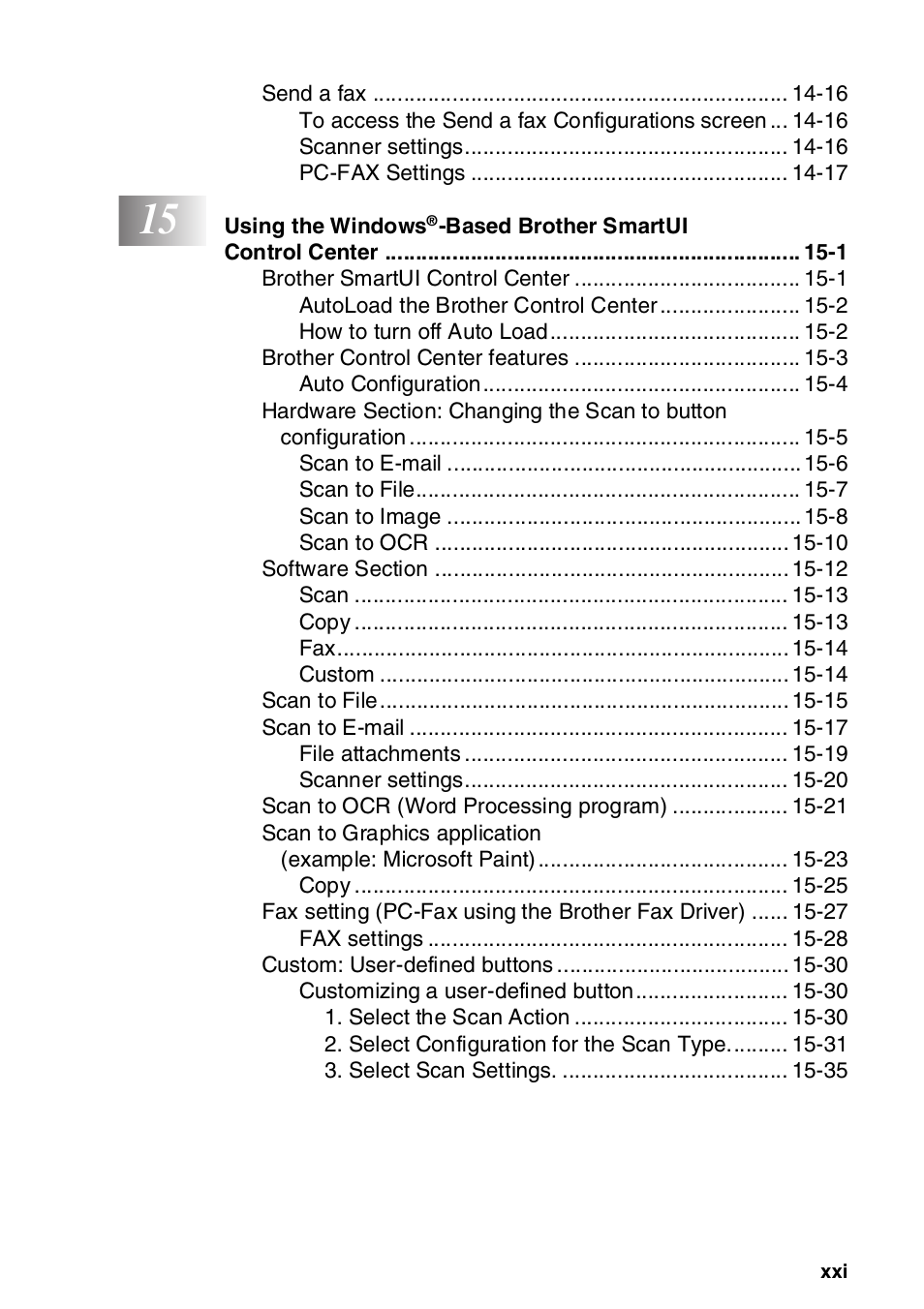 Brother MFC-8820DN User Manual | Page 22 / 421