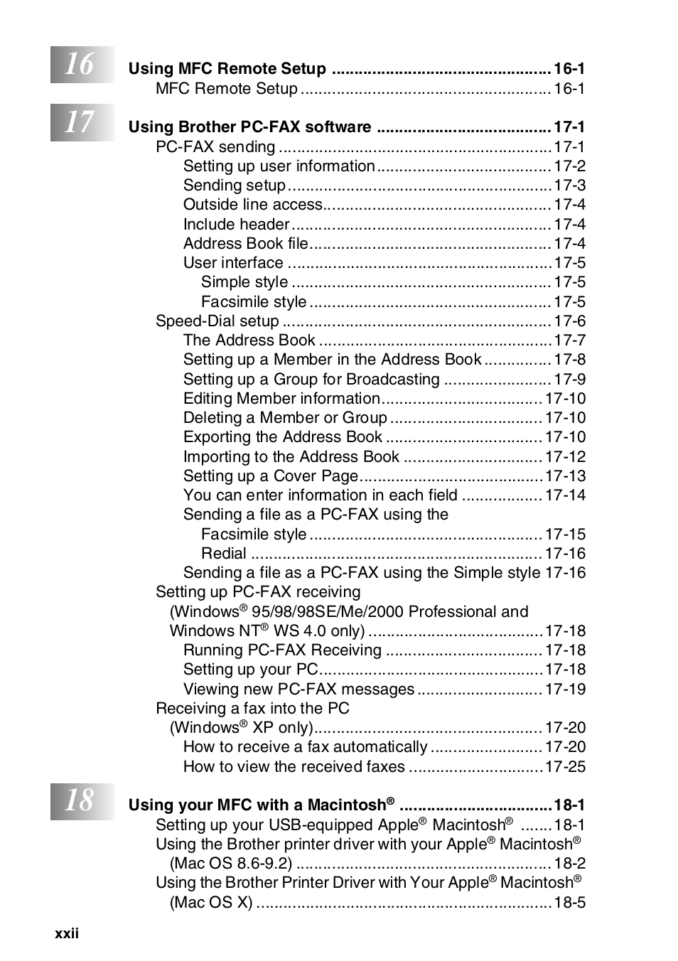 Brother MFC-8820DN User Manual | Page 23 / 421