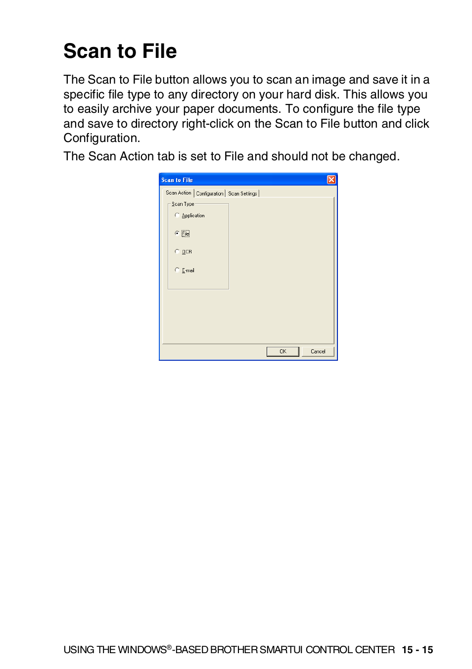 Scan to file, Scan to file -15 | Brother MFC-8820DN User Manual | Page 252 / 421