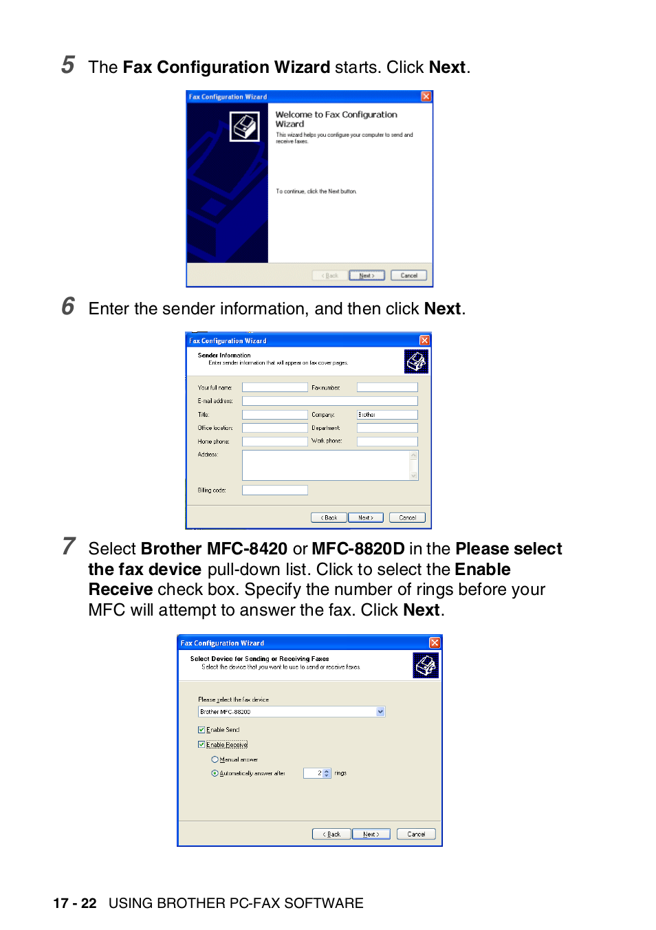 Brother MFC-8820DN User Manual | Page 296 / 421