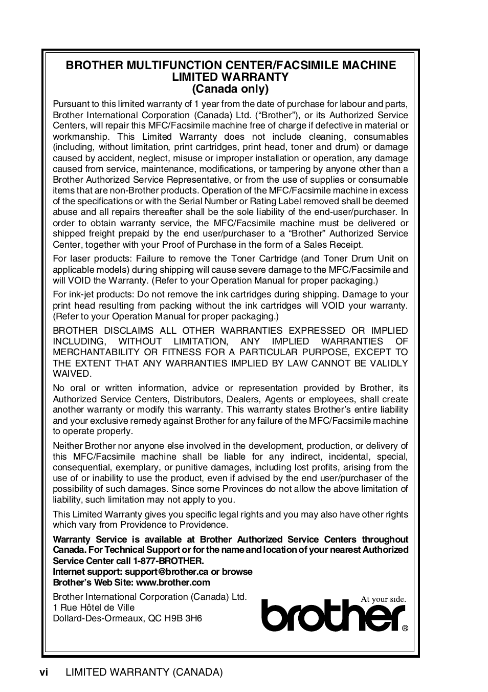 Brother MFC-8820DN User Manual | Page 8 / 421