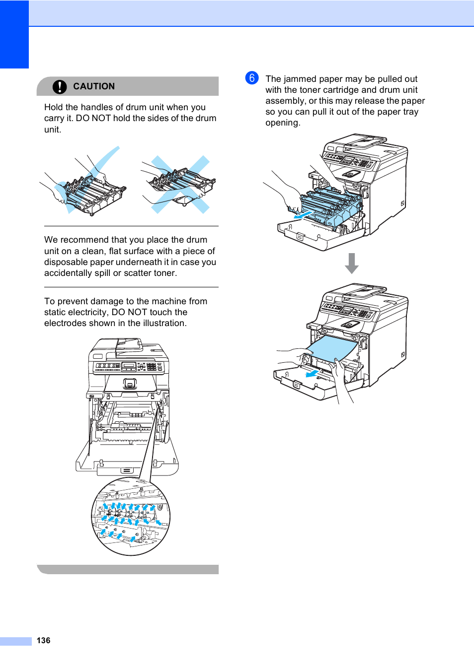 Caution | Brother MFC-9440CN User Manual | Page 152 / 247