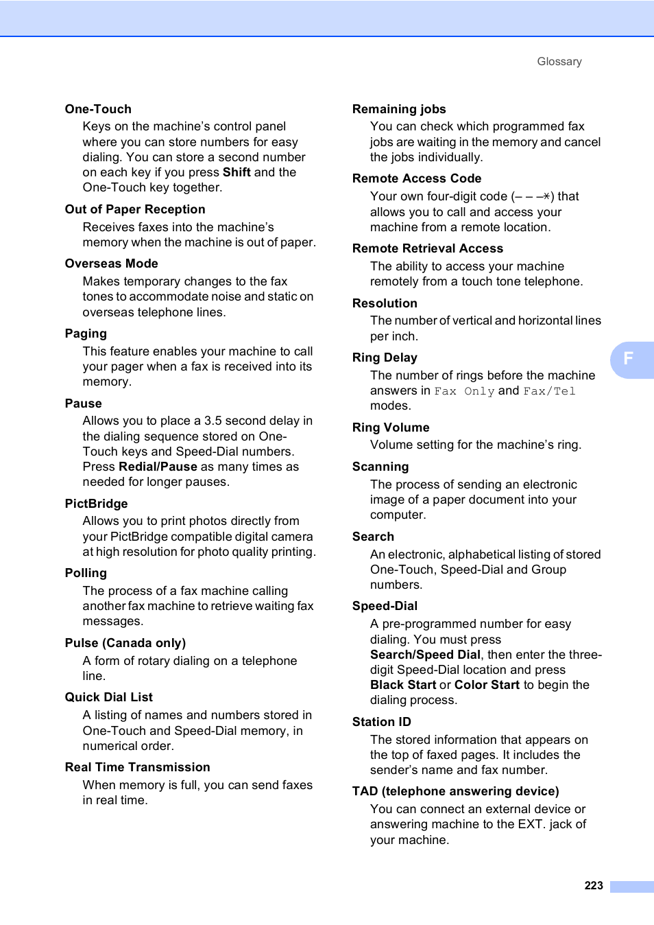 Brother MFC-9440CN User Manual | Page 239 / 247