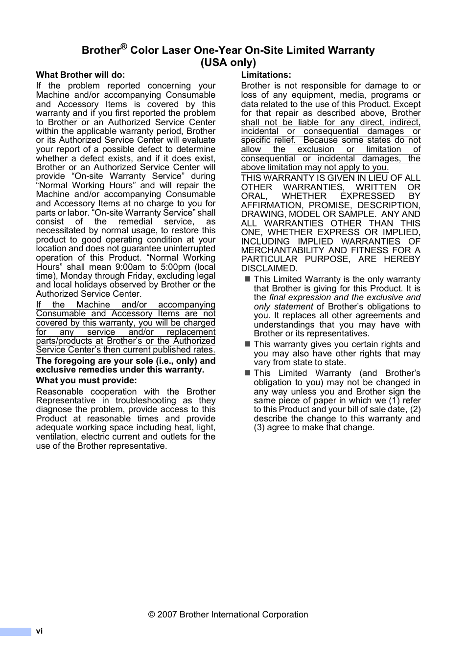 Brother | Brother MFC-9440CN User Manual | Page 8 / 247