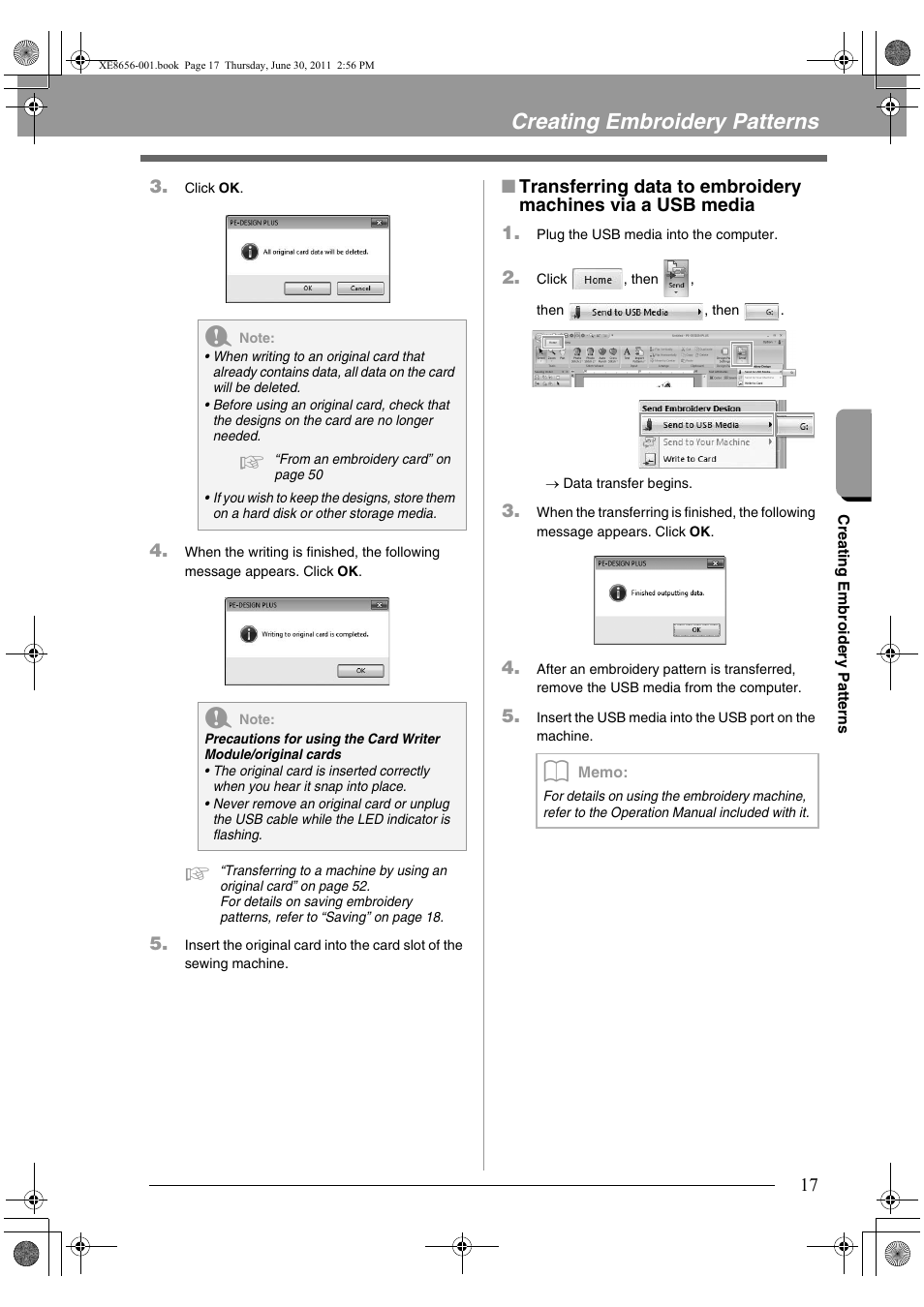Creating embroidery patterns | Brother PE-DESIGN PLUS User Manual | Page 19 / 80