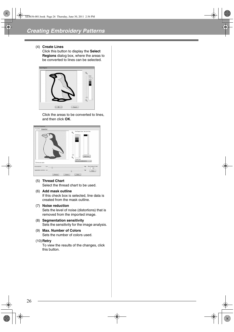 Creating embroidery patterns | Brother PE-DESIGN PLUS User Manual | Page 28 / 80