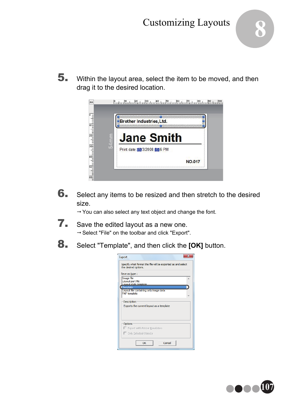 Brother QL-570VM User Manual | Page 107 / 118