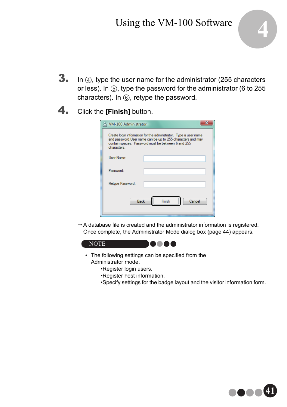Using the vm-100 software | Brother QL-570VM User Manual | Page 41 / 118