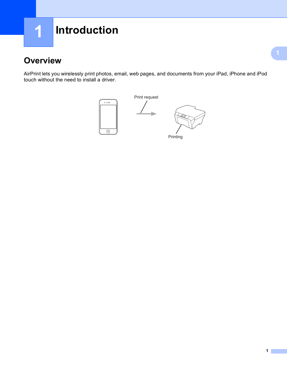 1 introduction, Overview, Introduction | Brother MFC-J475DW User Manual | Page 4 / 12