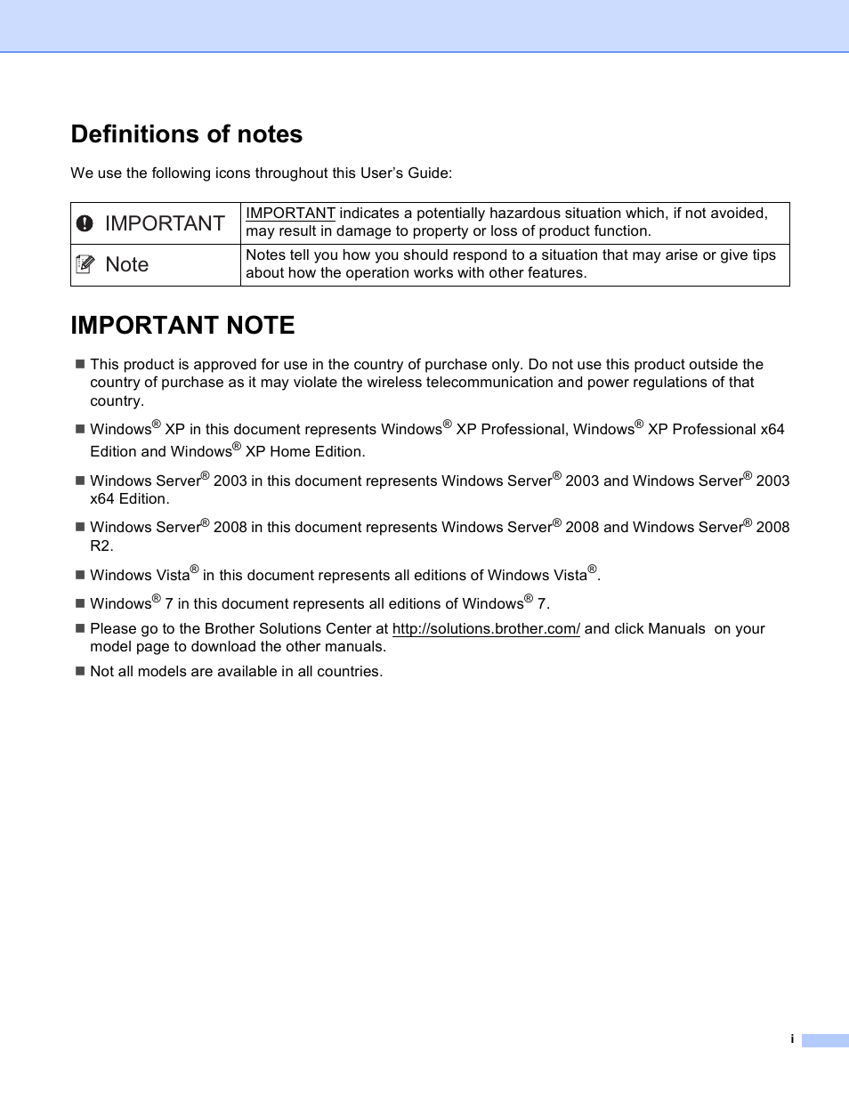 Brother HL 4570CDWT User Manual | Page 2 / 114