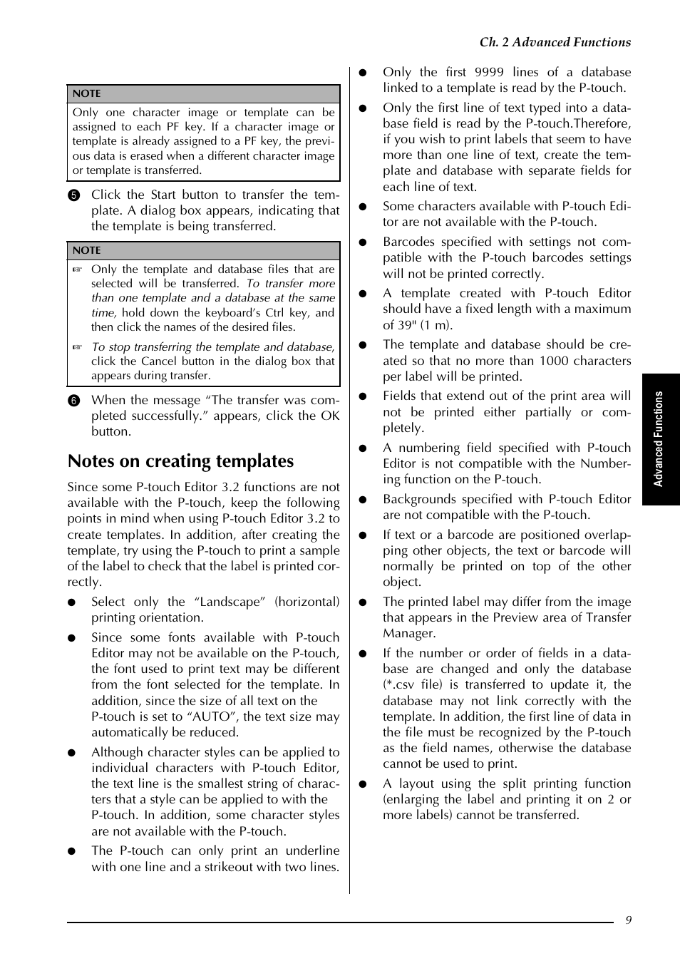 Brother PT-9600 User Manual | Page 14 / 52