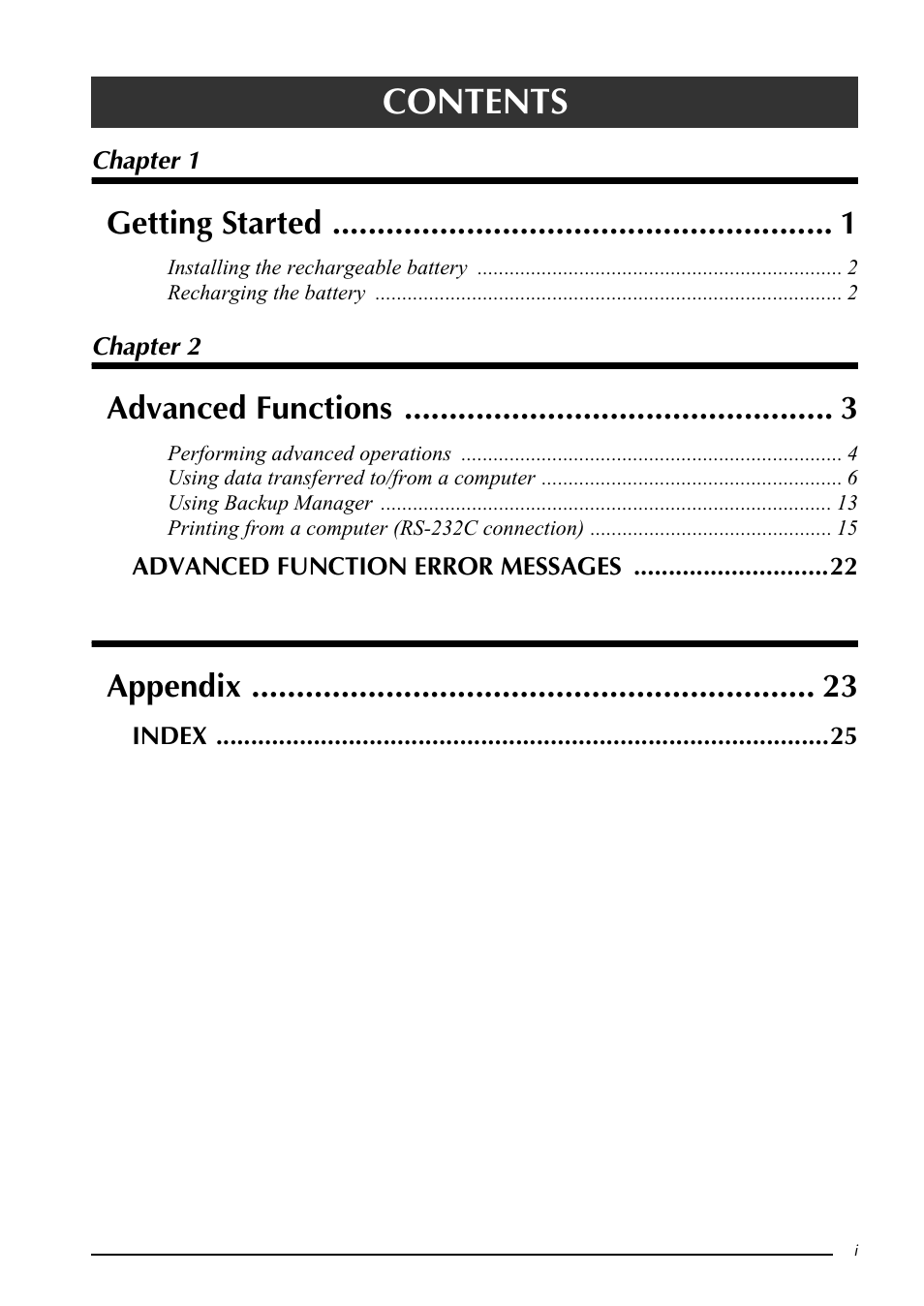 Brother PT-9600 User Manual | Page 4 / 52