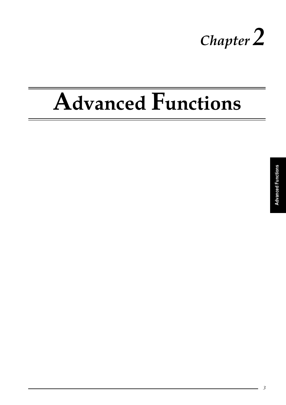 Chapter 2 advanced functions, Chapter 2, Advanced functions | Gydqfhg, Xqfwlrqv, Kdswhu | Brother PT-9600 User Manual | Page 8 / 52