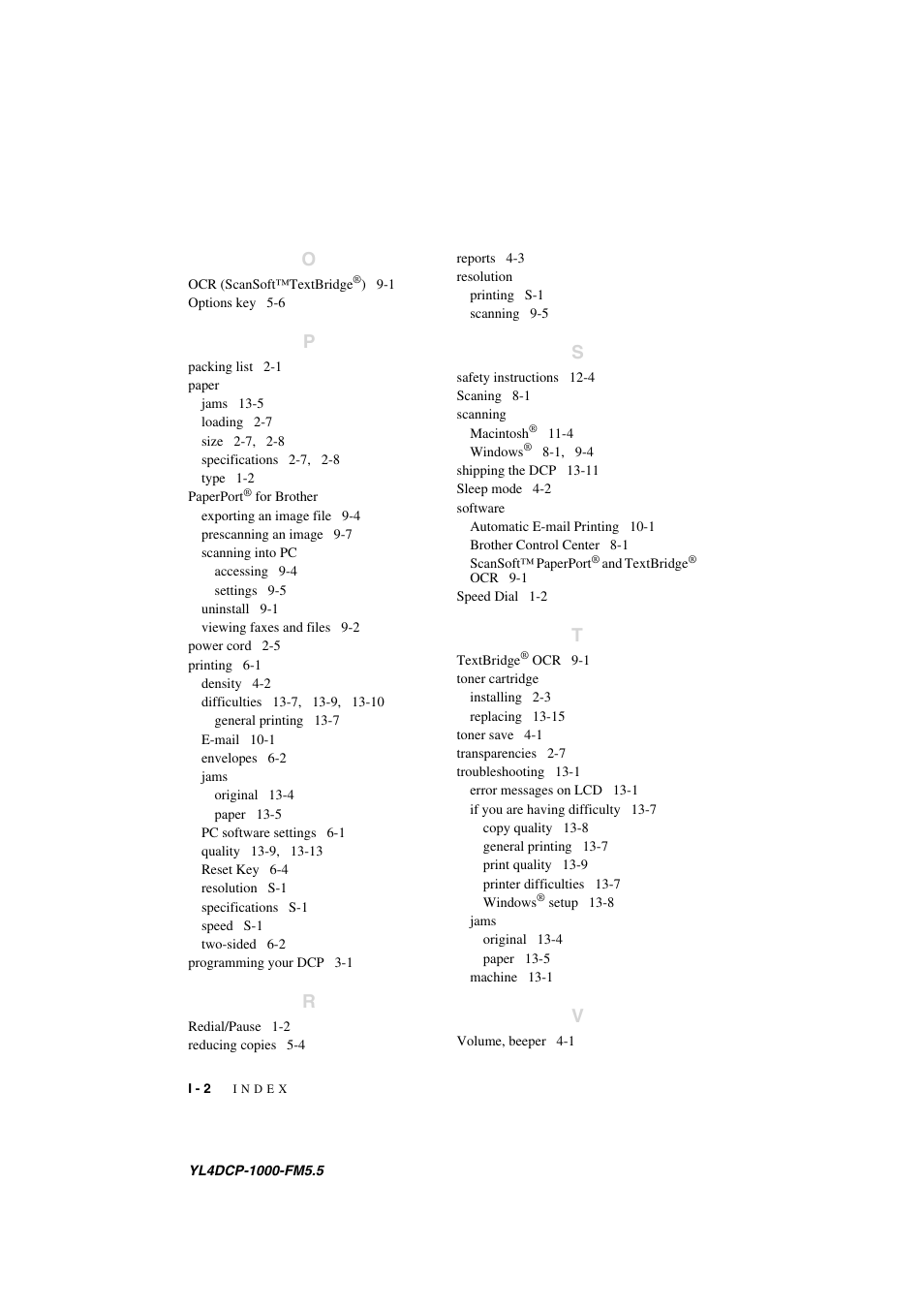 Brother DCP 1000 User Manual | Page 136 / 139