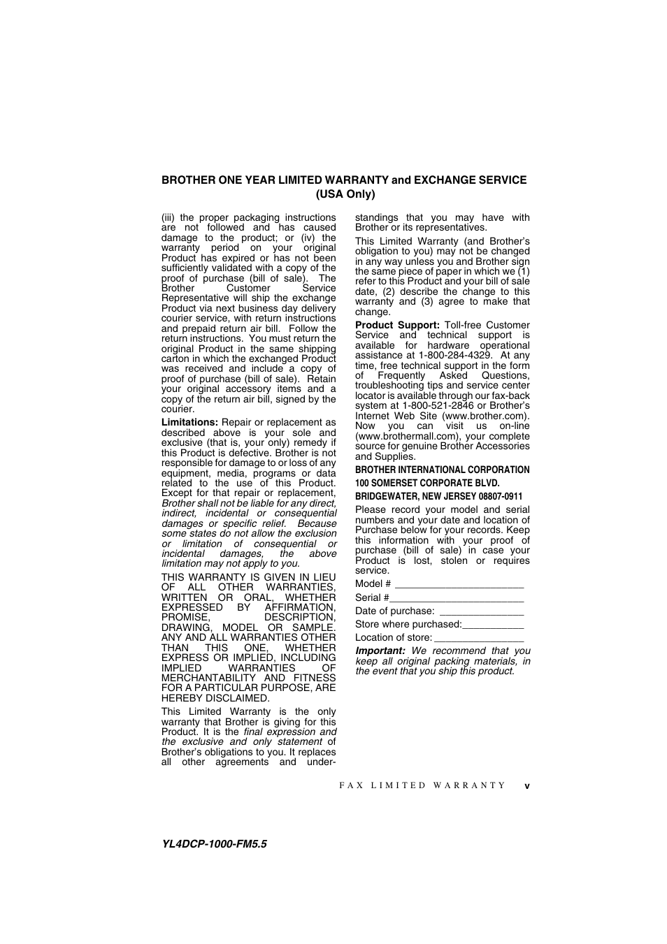 Brother DCP 1000 User Manual | Page 7 / 139