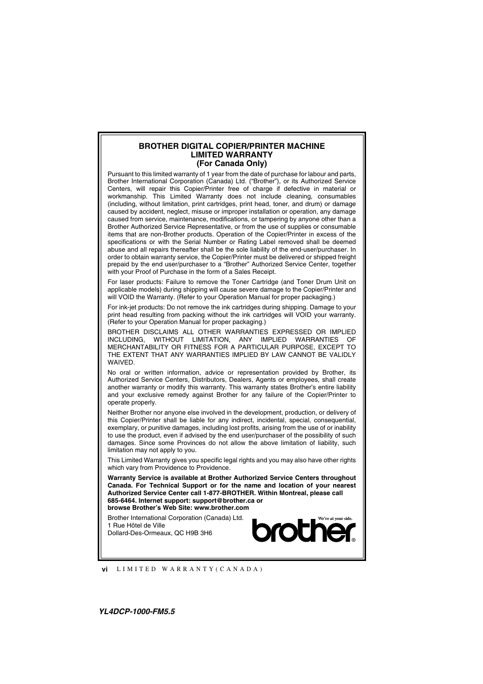 Brother DCP 1000 User Manual | Page 8 / 139