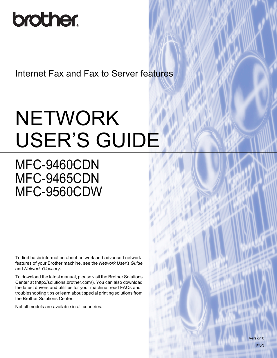 Brother MFC-9460CDN User Manual | 43 pages