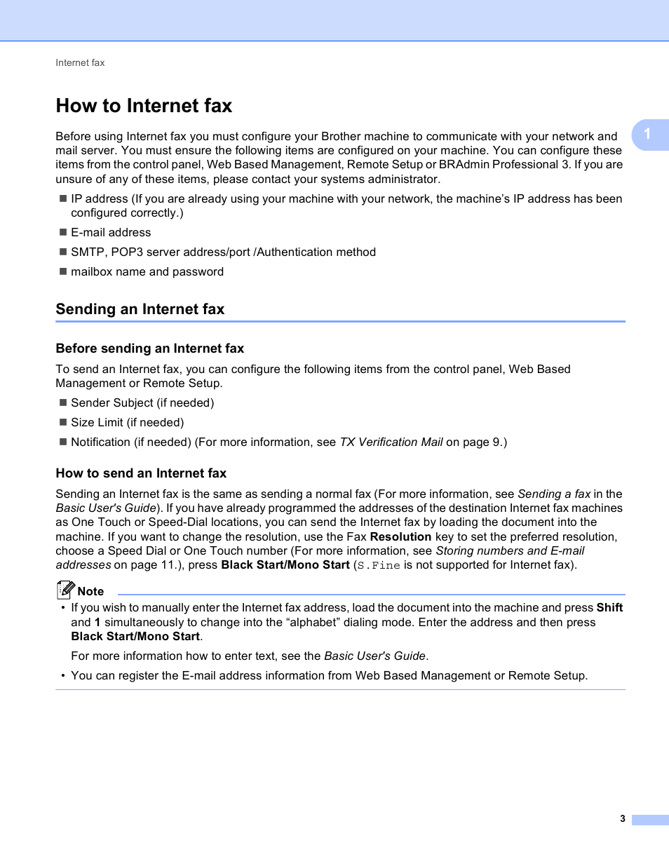 How to internet fax, Sending an internet fax, Before sending an internet fax | How to send an internet fax | Brother MFC-9460CDN User Manual | Page 6 / 43