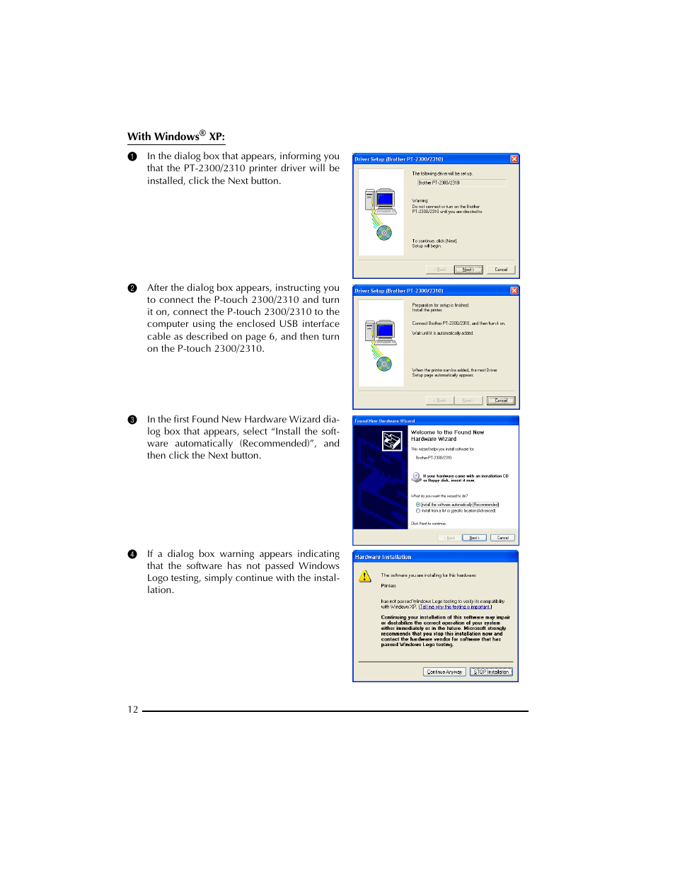 Brother PT-2300 User Manual | Page 16 / 143