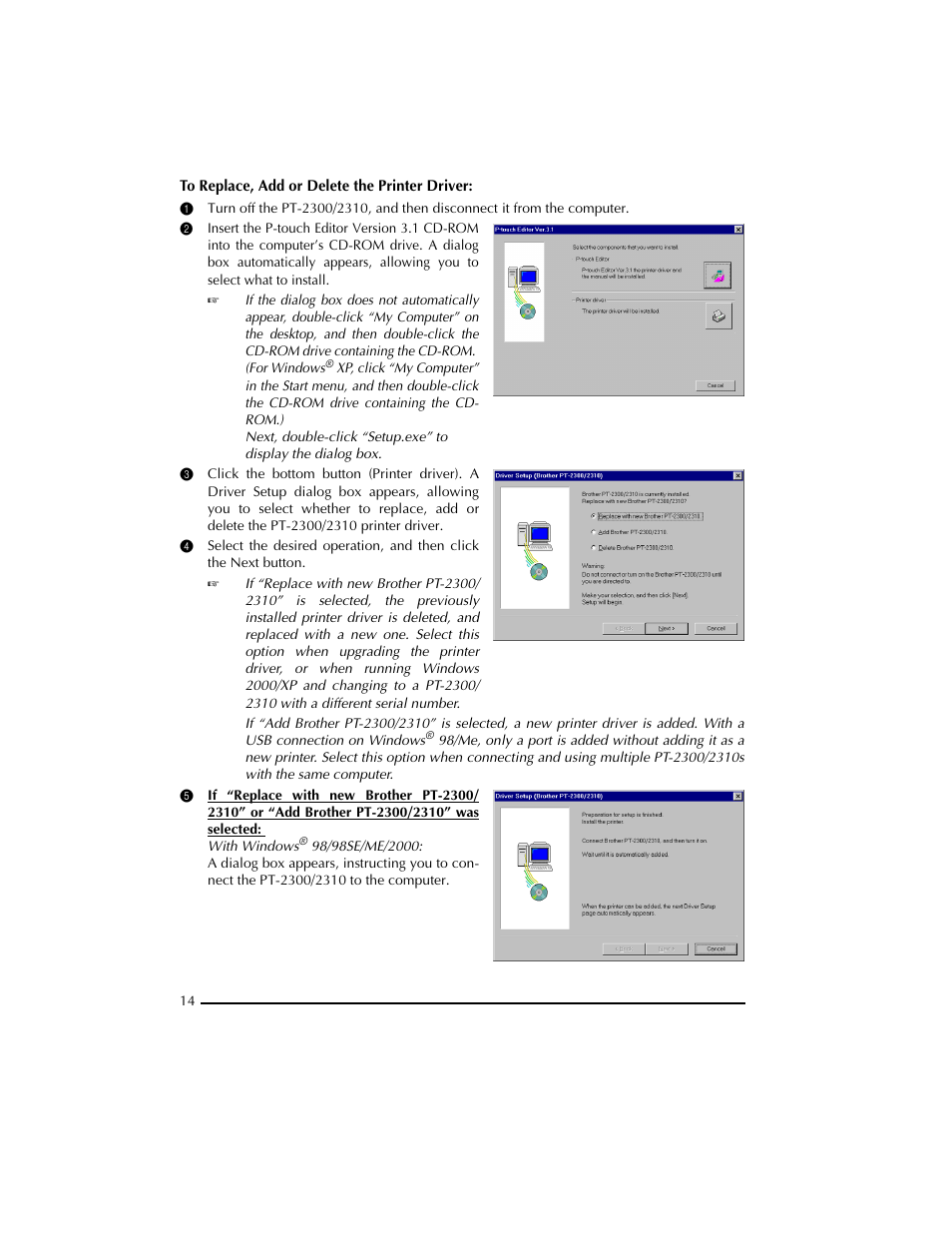 Brother PT-2300 User Manual | Page 18 / 143