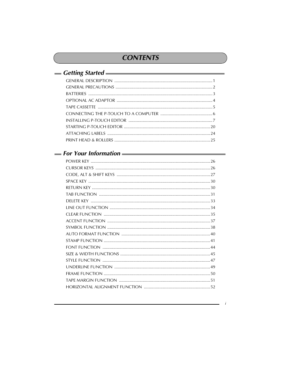 Brother PT-2300 User Manual | Page 2 / 143