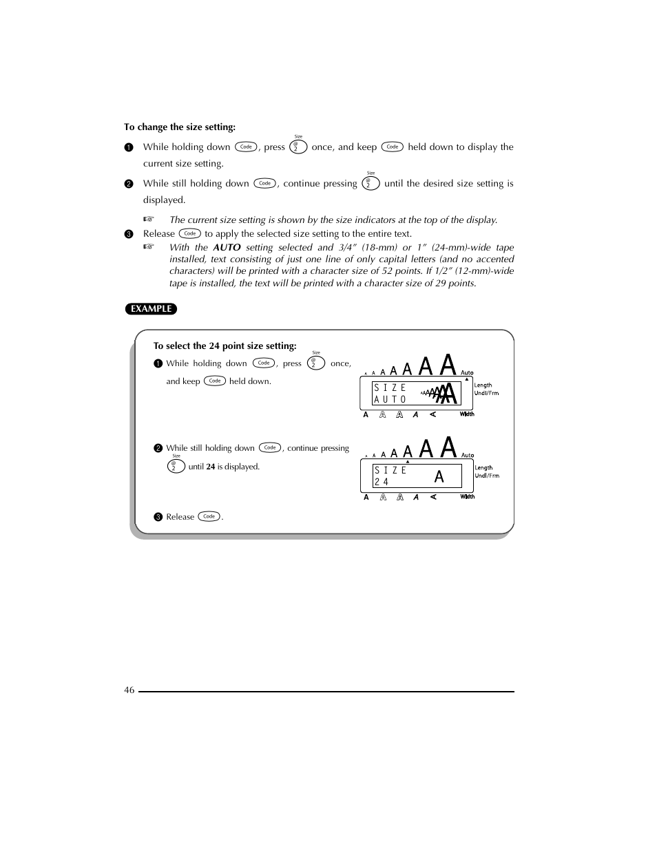 3 release c | Brother PT-2300 User Manual | Page 50 / 143