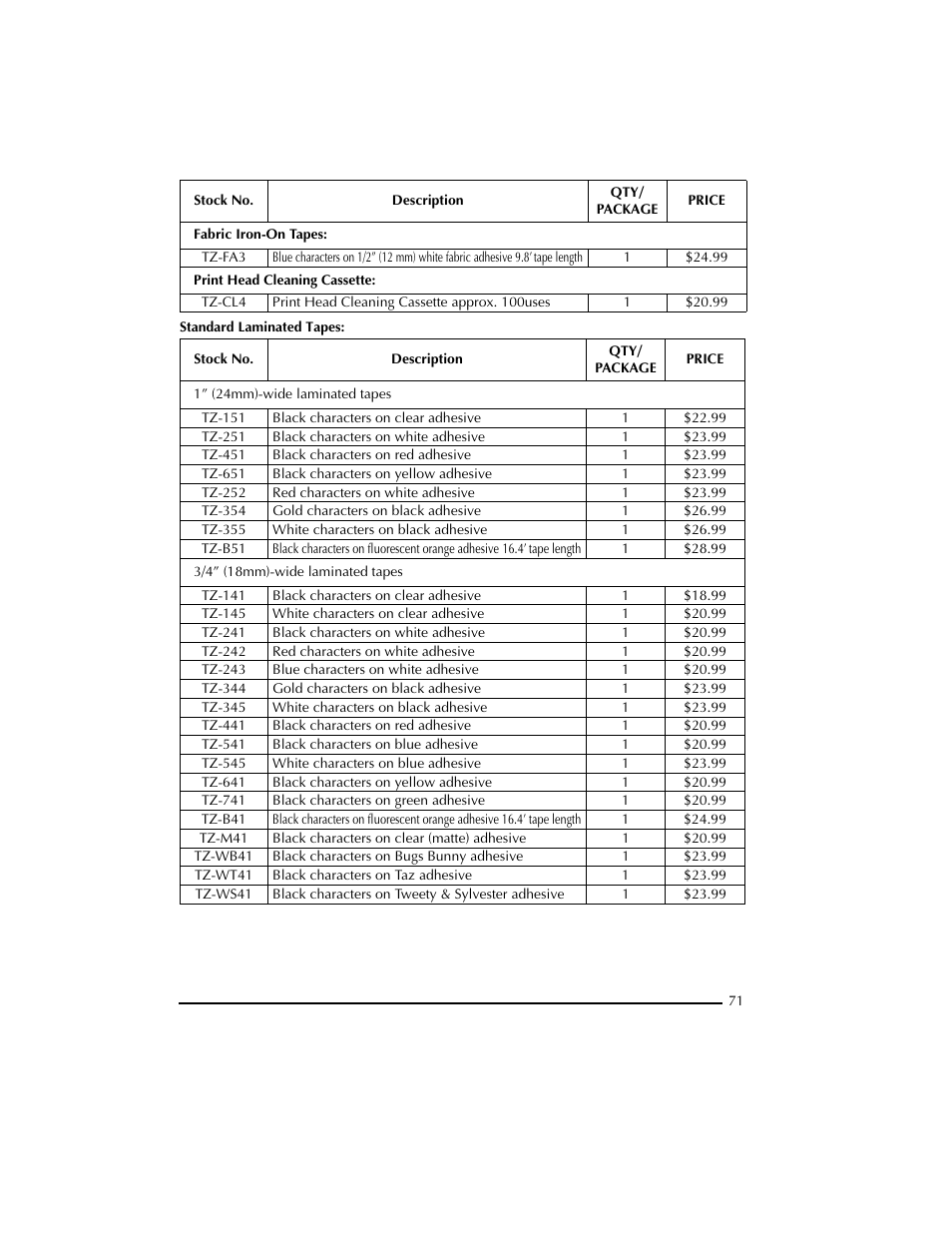 Brother PT-2300 User Manual | Page 75 / 143