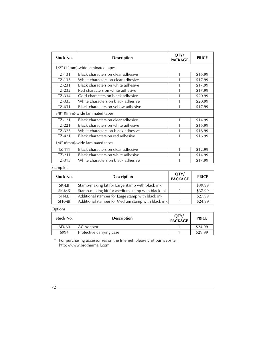 Brother PT-2300 User Manual | Page 76 / 143