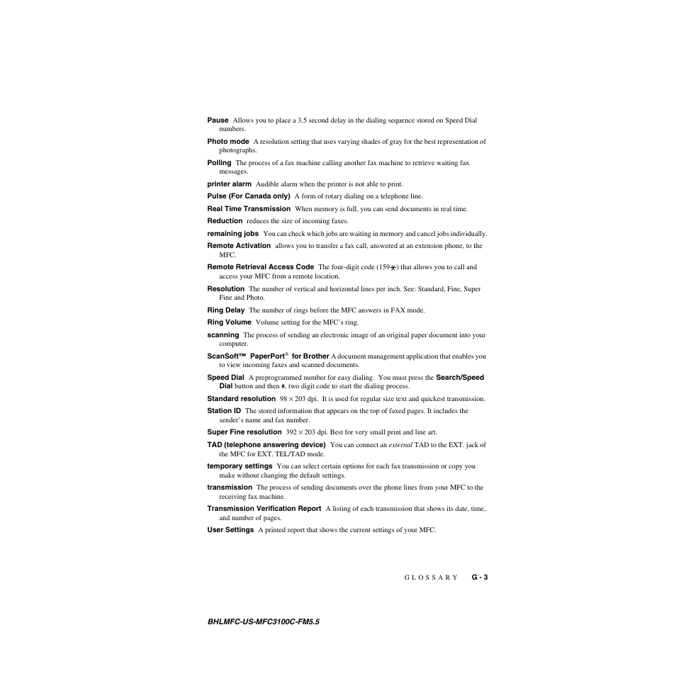 Brother MFC-3100C User Manual | Page 201 / 210