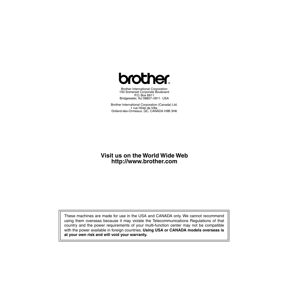 Brother MFC-3100C User Manual | Page 210 / 210