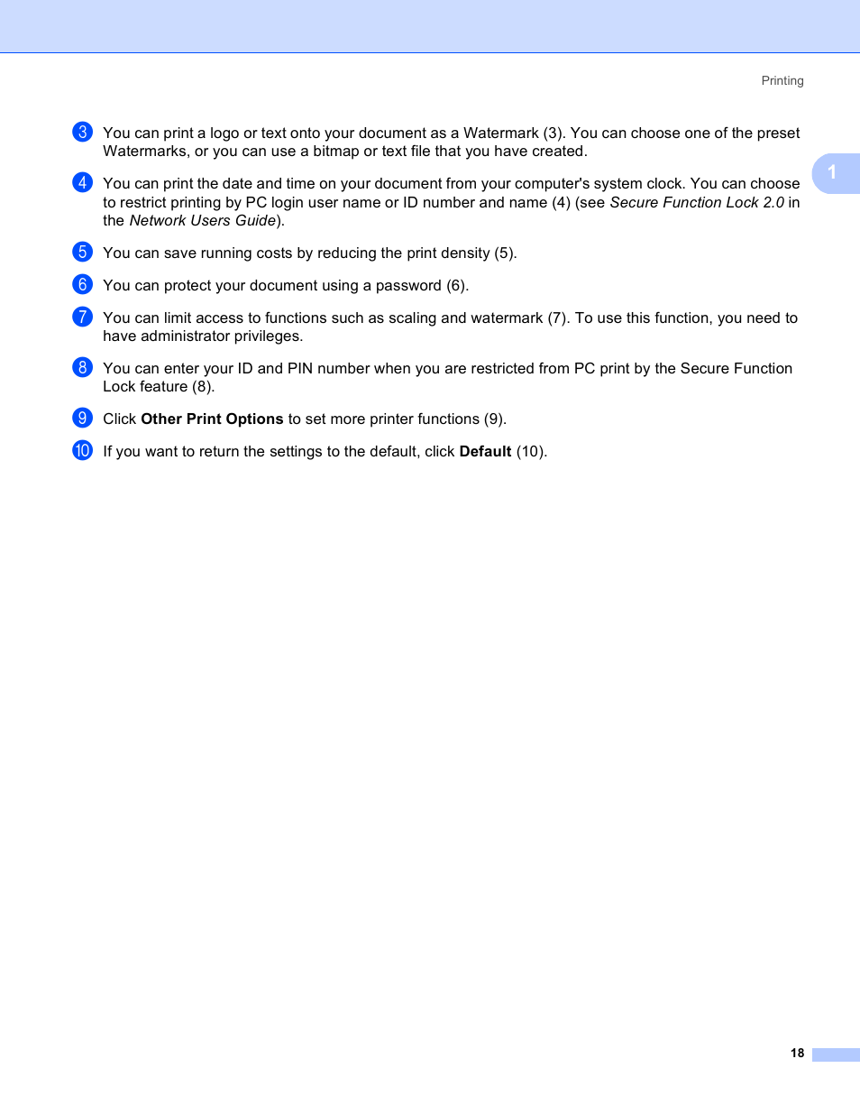 Brother MFC 8480DN User Manual | Page 26 / 229