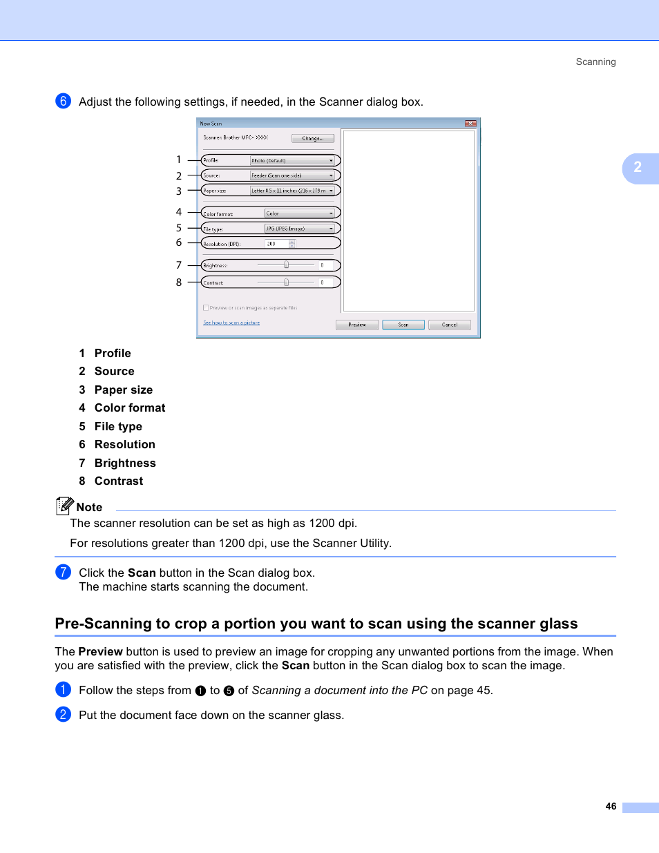 Brother MFC 8480DN User Manual | Page 54 / 229