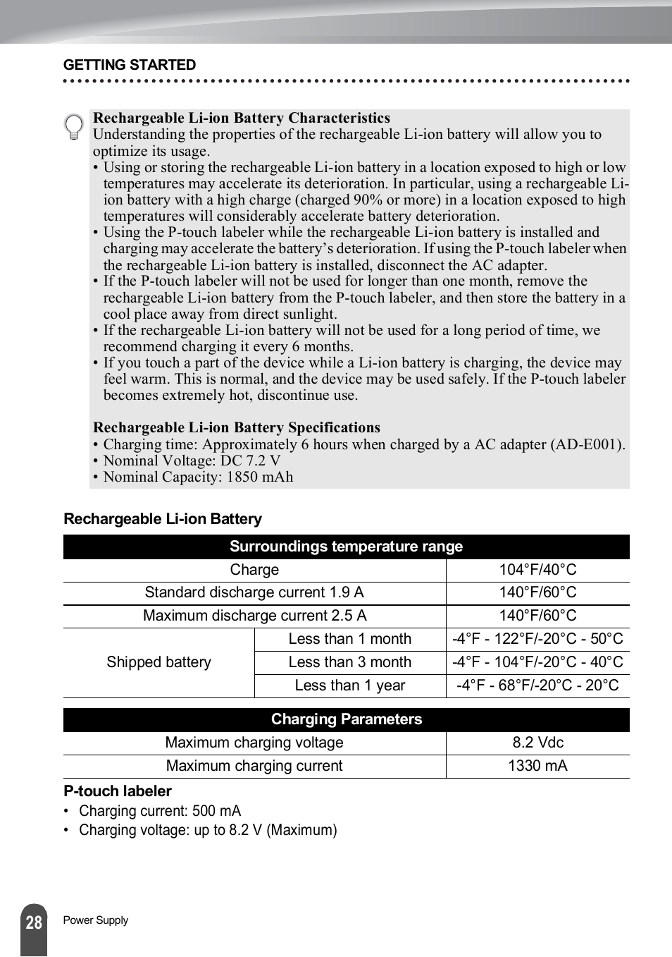 Brother PT-H500 User Manual | Page 28 / 41