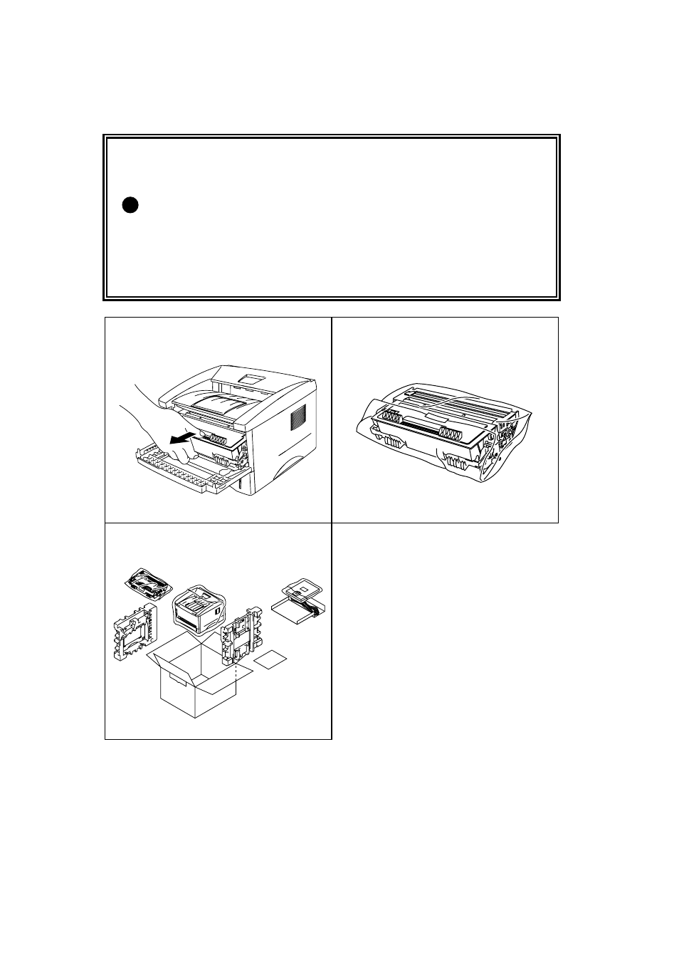 Shipment of the printer | Brother HL-1240 User Manual | Page 7 / 123