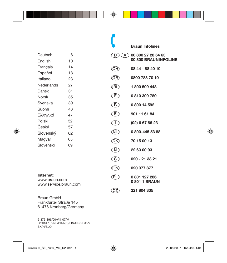 Braun 7380 Silk-épil Xpressive User Manual | Page 2 / 71