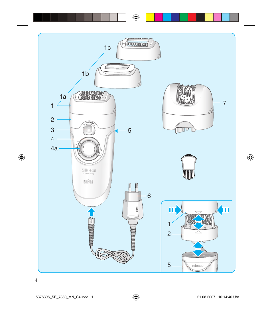 Braun 7380 Silk-épil Xpressive User Manual | Page 3 / 71