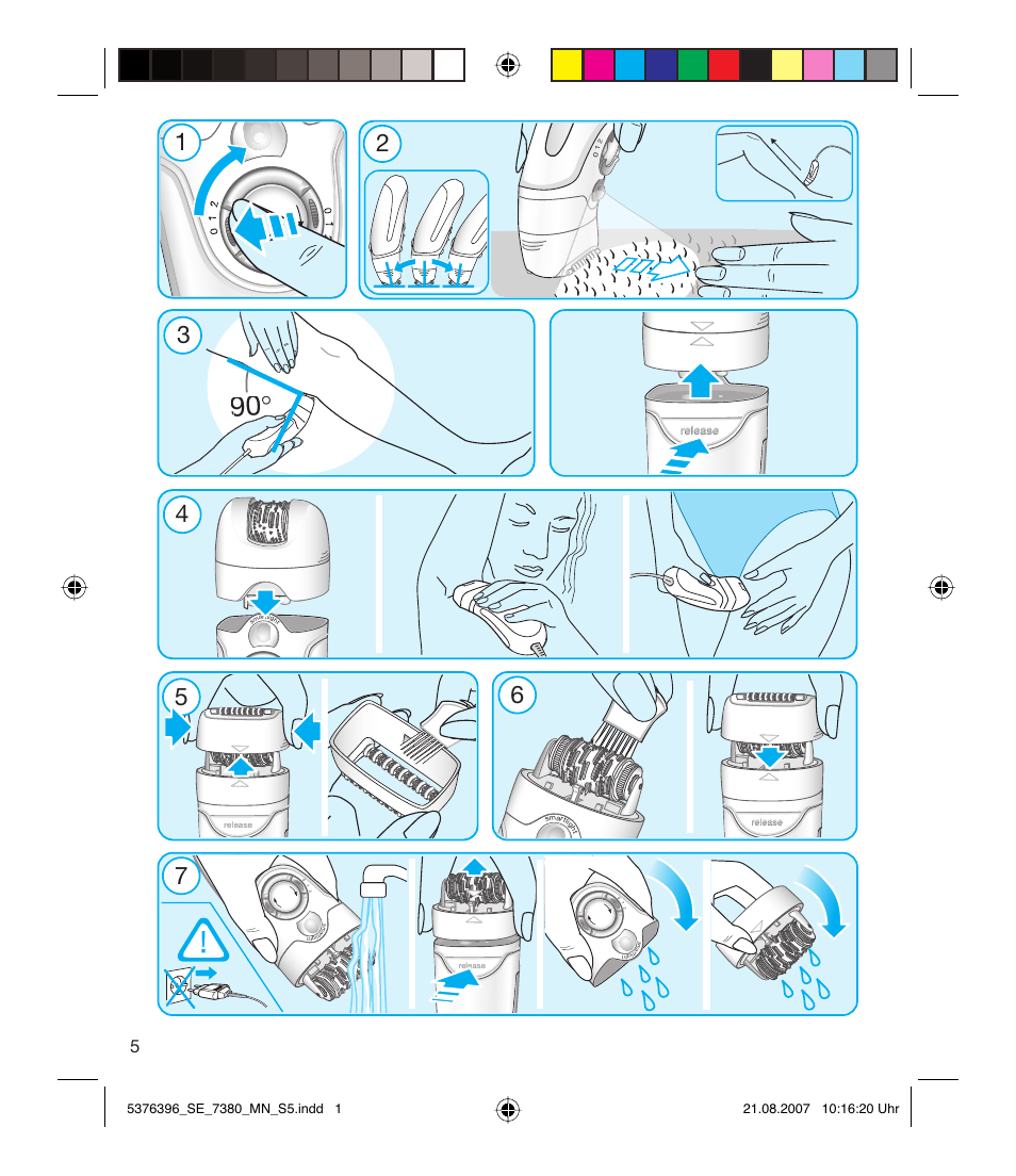 Braun 7380 Silk-épil Xpressive User Manual | Page 4 / 71