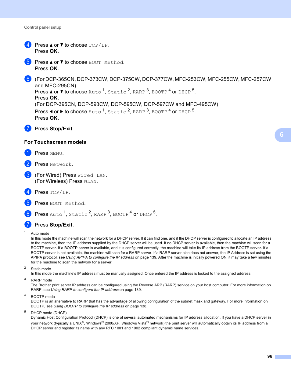 Brother DCP-395CN User Manual | Page 105 / 170