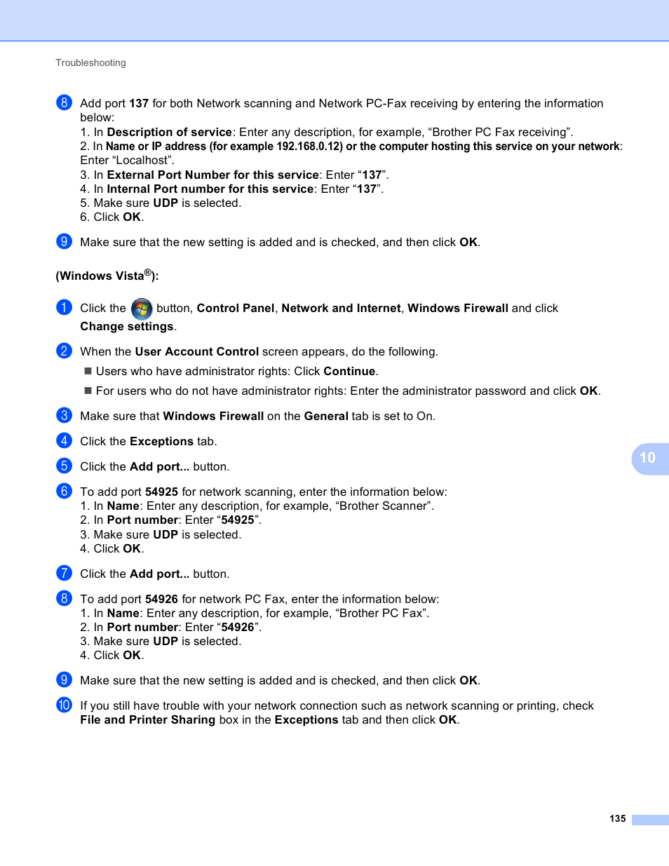Brother DCP-395CN User Manual | Page 144 / 170