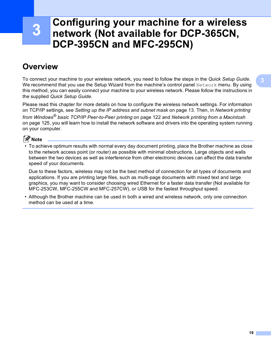Overview | Brother DCP-395CN User Manual | Page 28 / 170