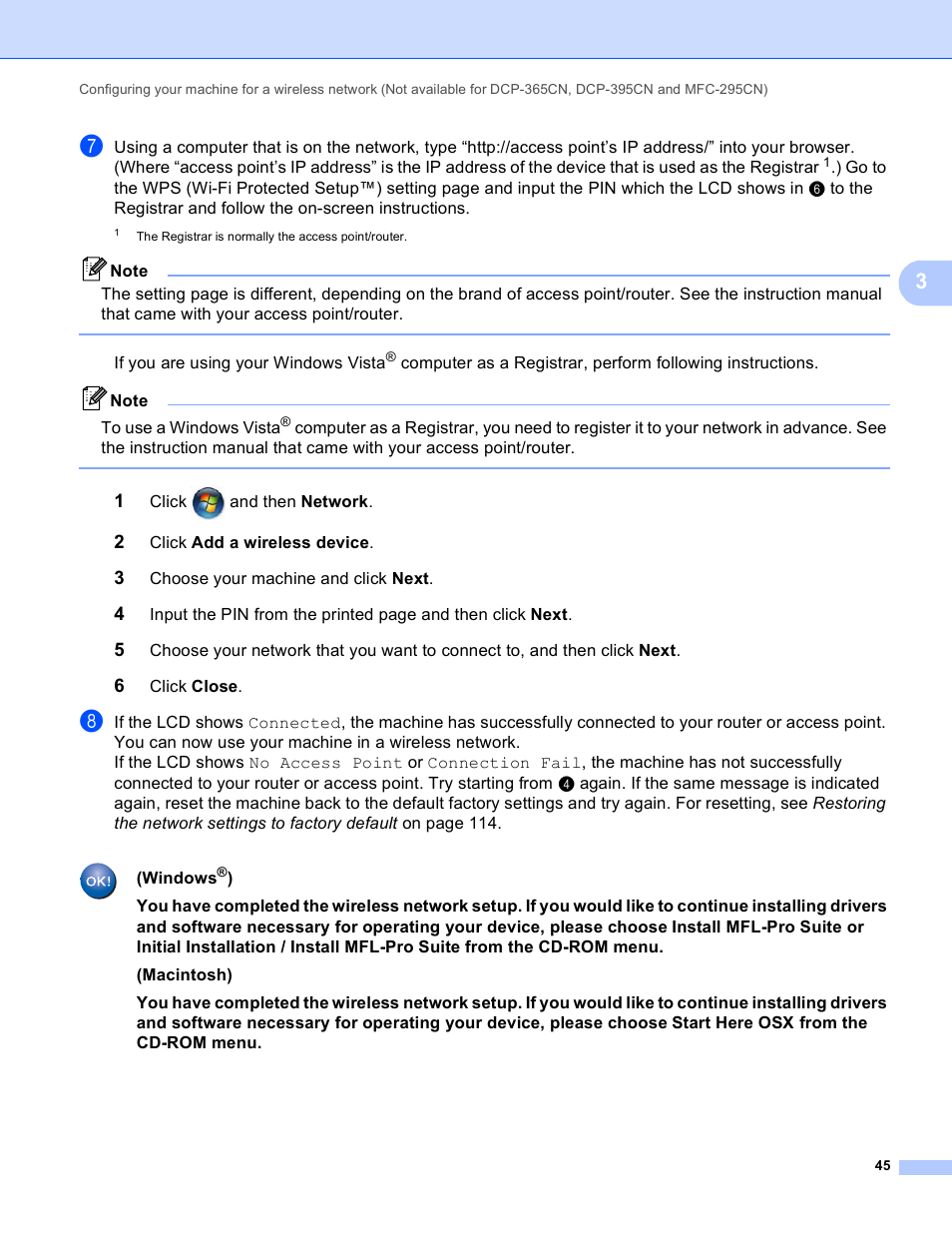 Brother DCP-395CN User Manual | Page 54 / 170
