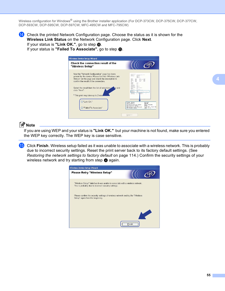 Brother DCP-395CN User Manual | Page 64 / 170