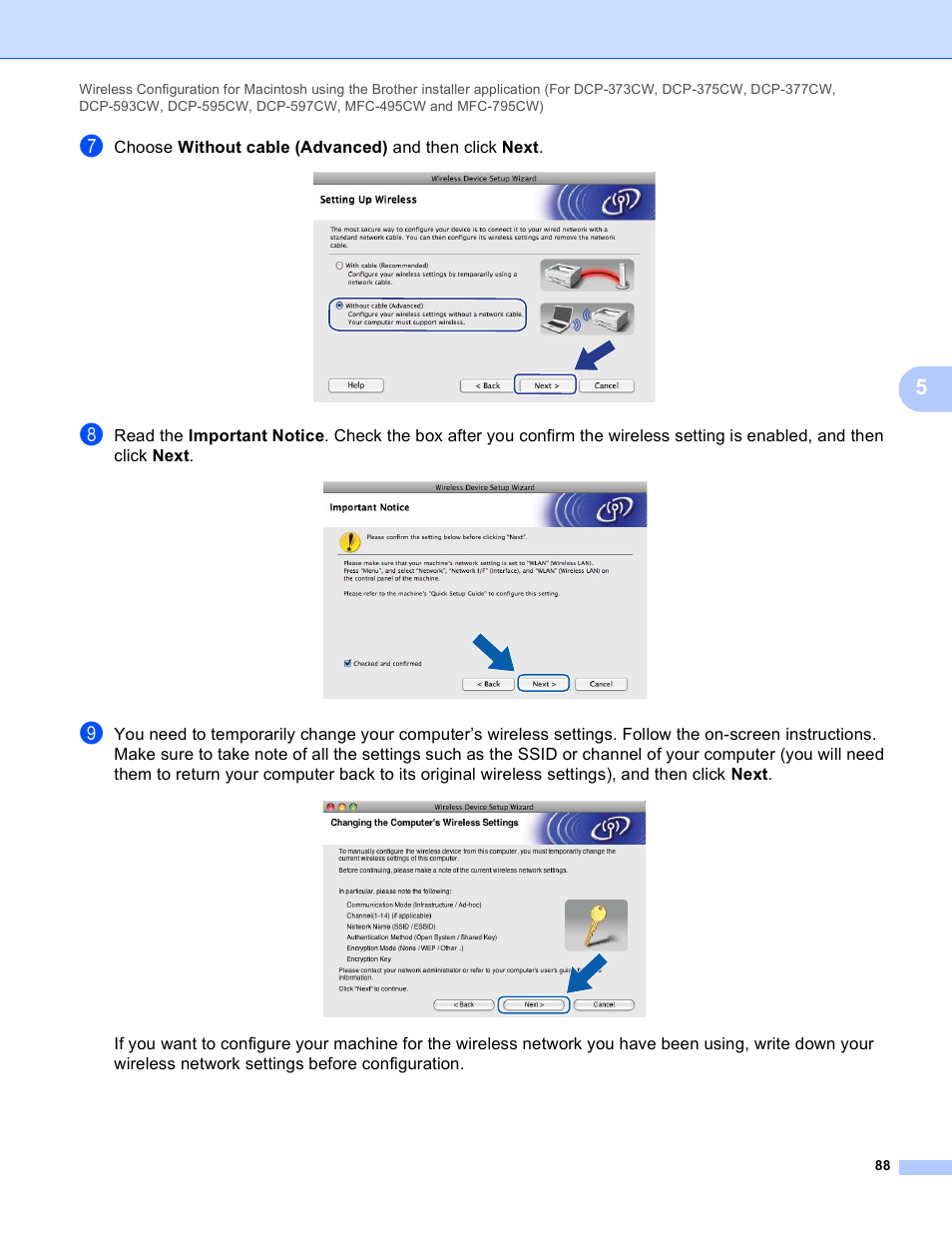 Brother DCP-395CN User Manual | Page 97 / 170