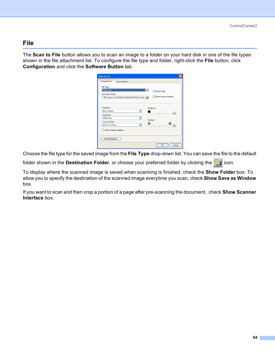 File | Brother MFC-640CW User Manual | Page 60 / 160