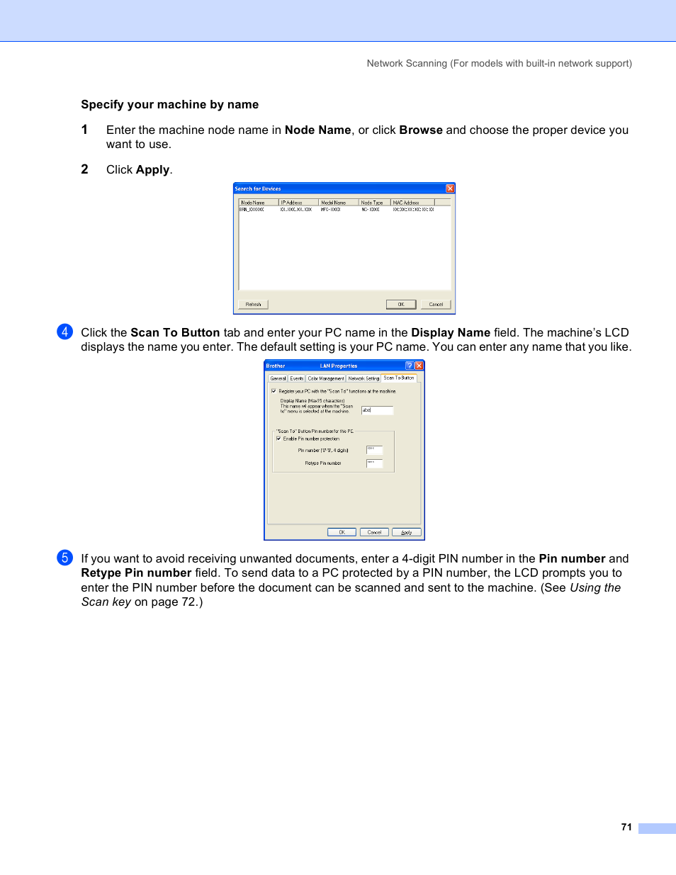 Brother MFC-640CW User Manual | Page 77 / 160