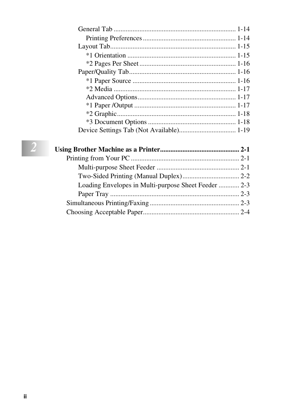 Brother FAX-3800 User Manual | Page 3 / 26