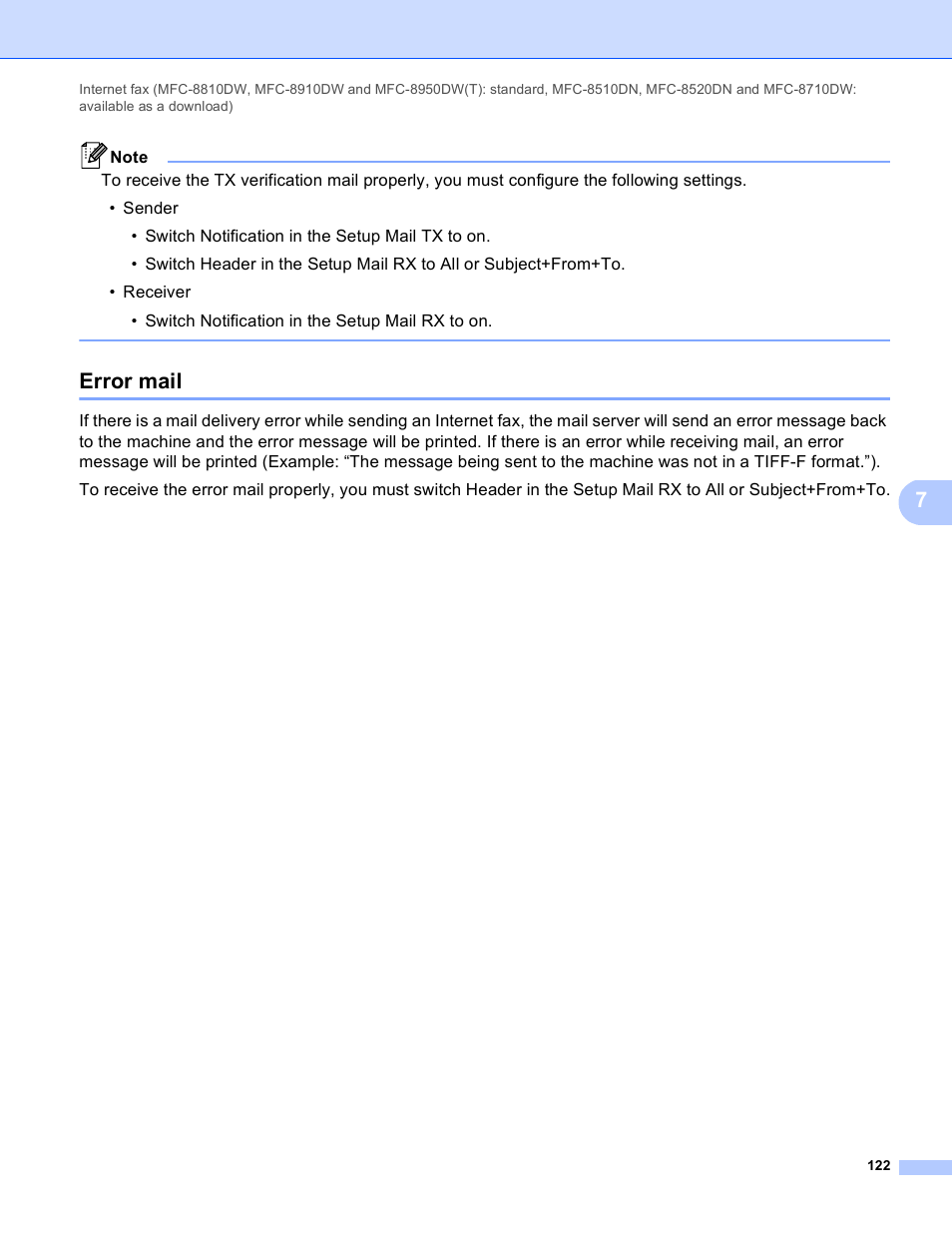 Error mail | Brother MFC-8950DWT User Manual | Page 129 / 187