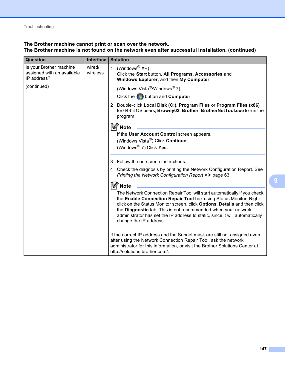 Brother MFC-8950DWT User Manual | Page 154 / 187