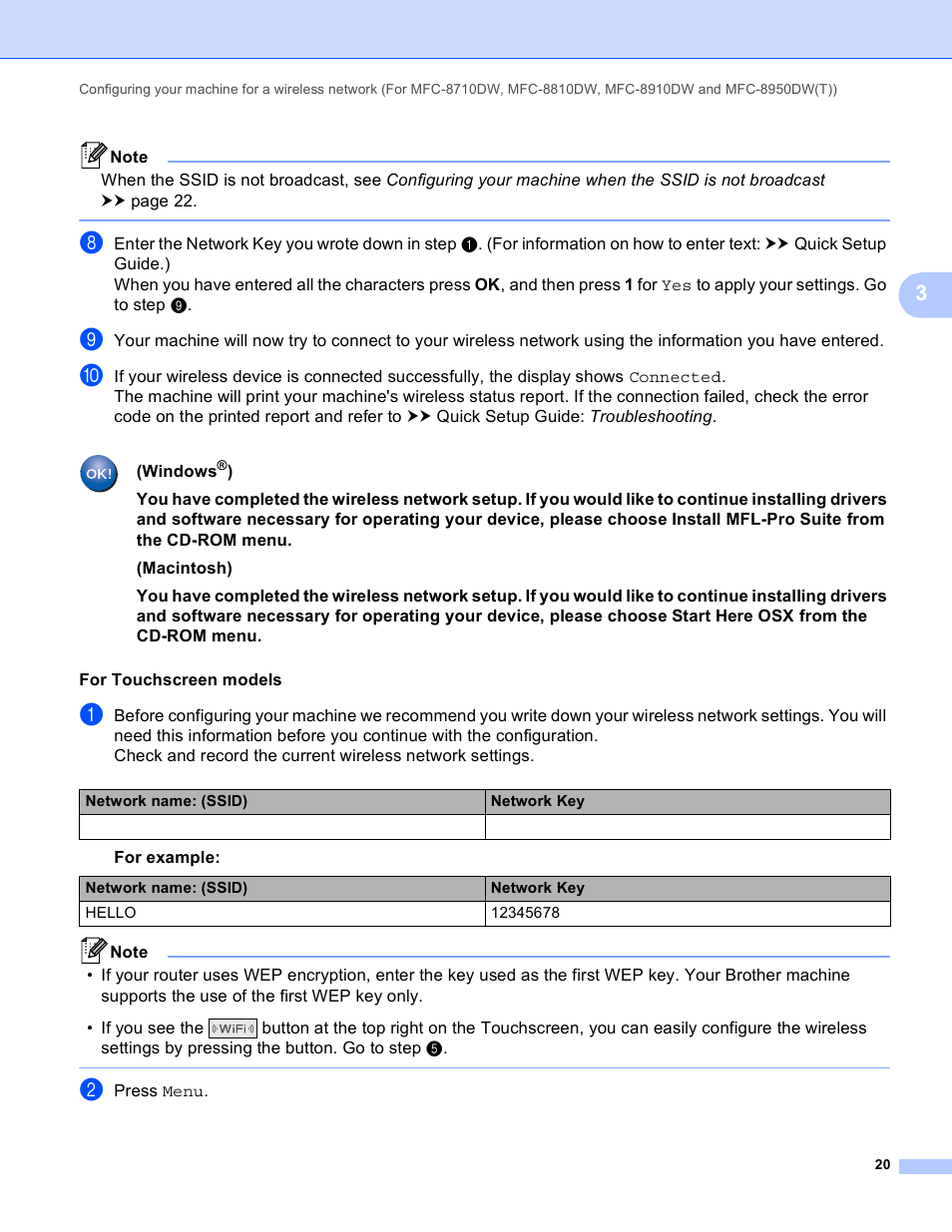 Brother MFC-8950DWT User Manual | Page 27 / 187