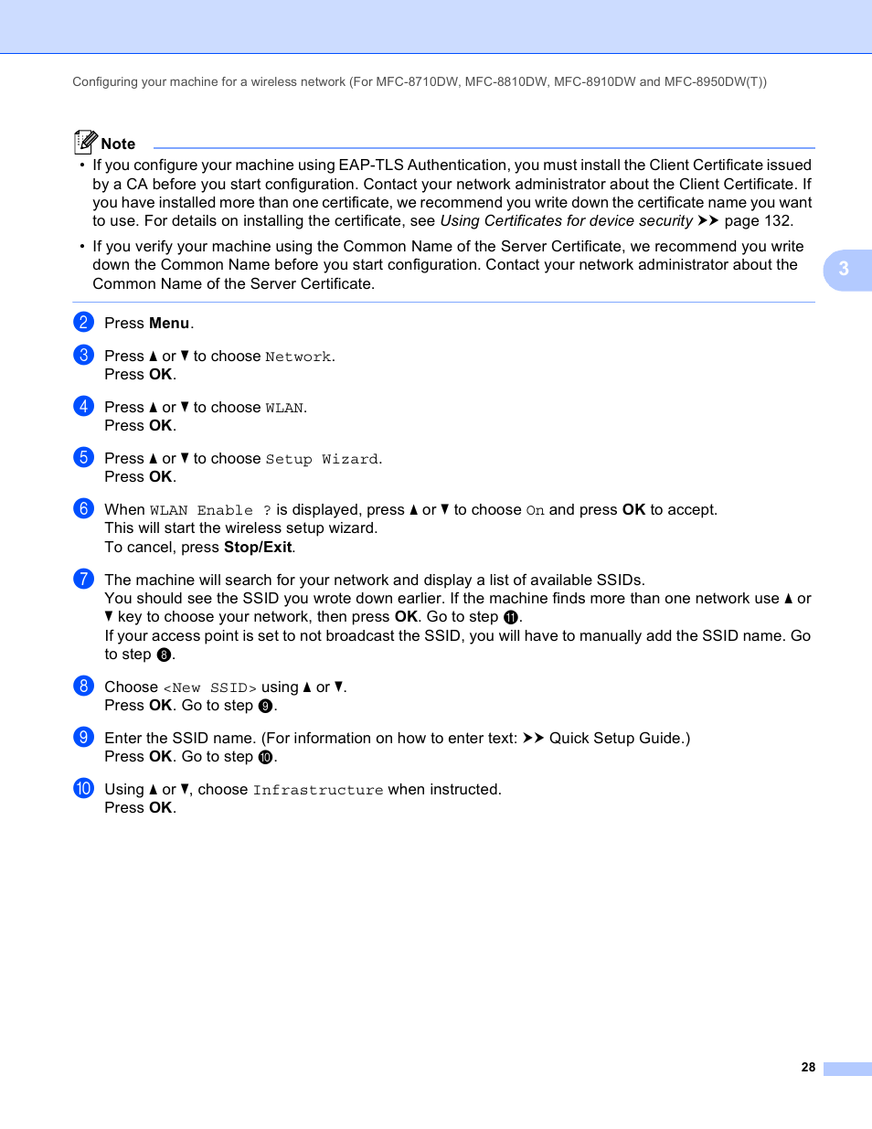 Brother MFC-8950DWT User Manual | Page 35 / 187